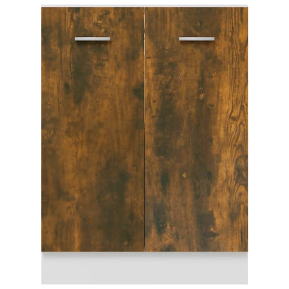 vidaXL Bottom Cabinet Lyon Smoked Oak 60x46x81.5 cm Engineered Wood