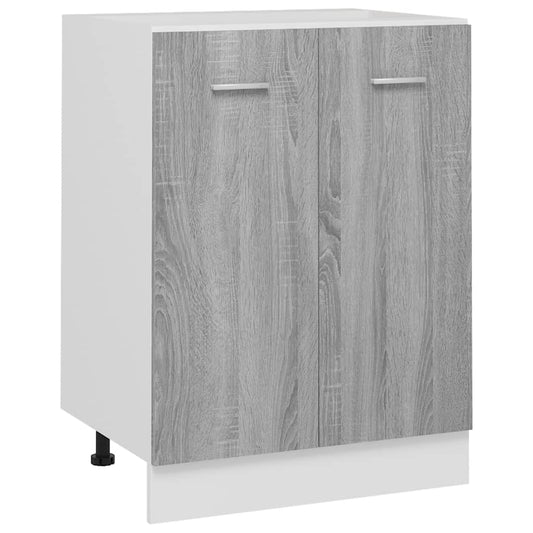 vidaXL Bottom Cabinet "Lyon" Grey Sonoma 60x46x81,5 cm Engineered Wood