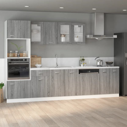 vidaXL Sink Bottom Cabinet Lyon Grey Sonoma 80x46x81.5 cm Engineered Wood