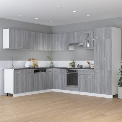 vidaXL Drawer Bottom Cabinet "Lyon" Grey Sonoma 60x46x81,5 cm Engineered Wood
