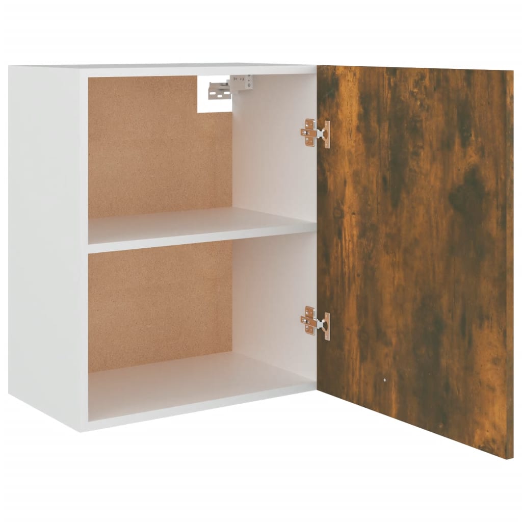 vidaXL Hanging Cabinet Lyon Smoked Oak 50x31x60 cm Engineered Wood
