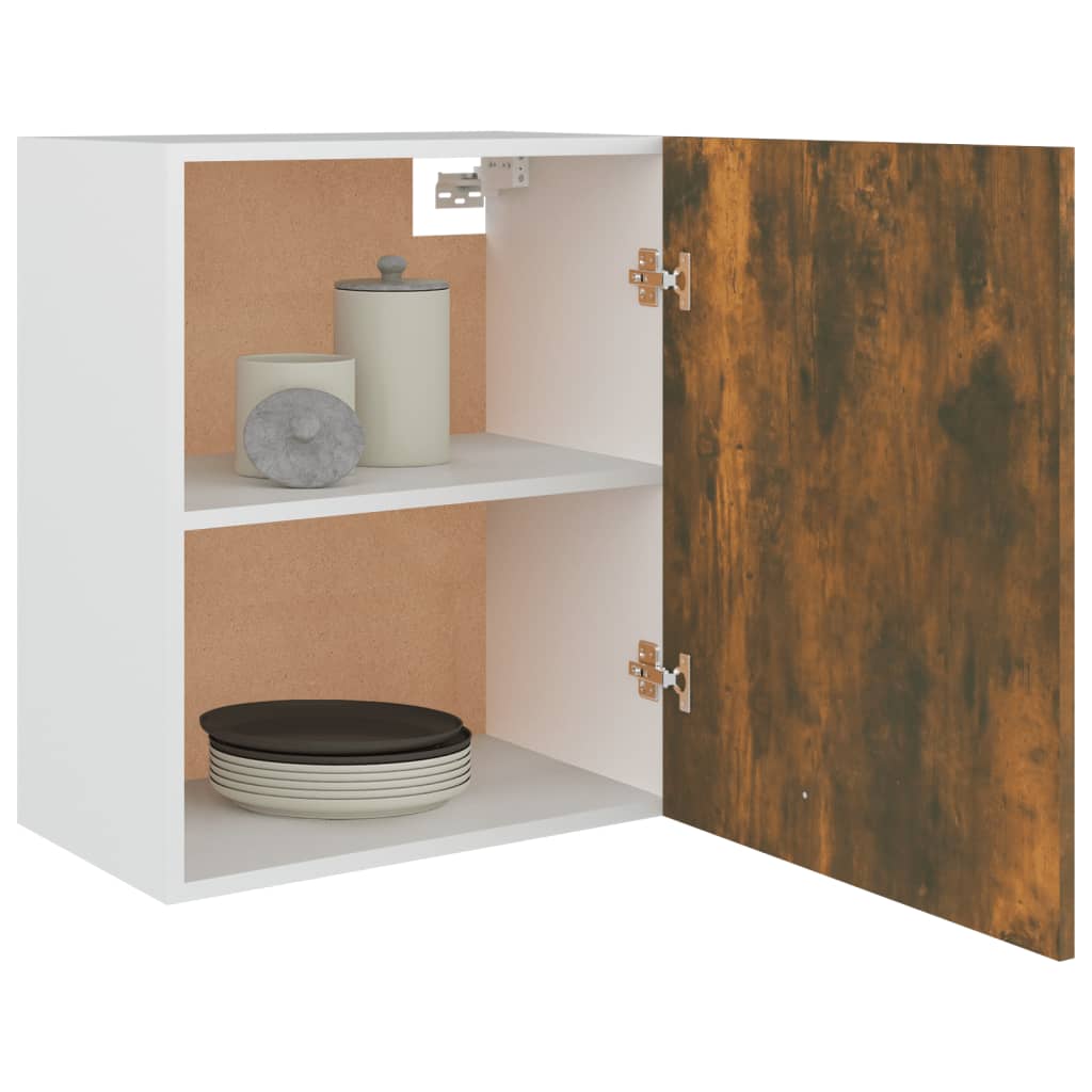 vidaXL Hanging Cabinet Lyon Smoked Oak 50x31x60 cm Engineered Wood