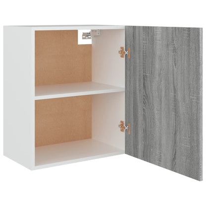 vidaXL Hanging Cabinet Lyon Grey Sonoma 50x31x60 cm Engineered Wood