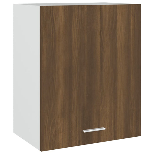 vidaXL Hanging Cabinet "Lyon" Brown Oak 50x31x60 cm Engineered Wood