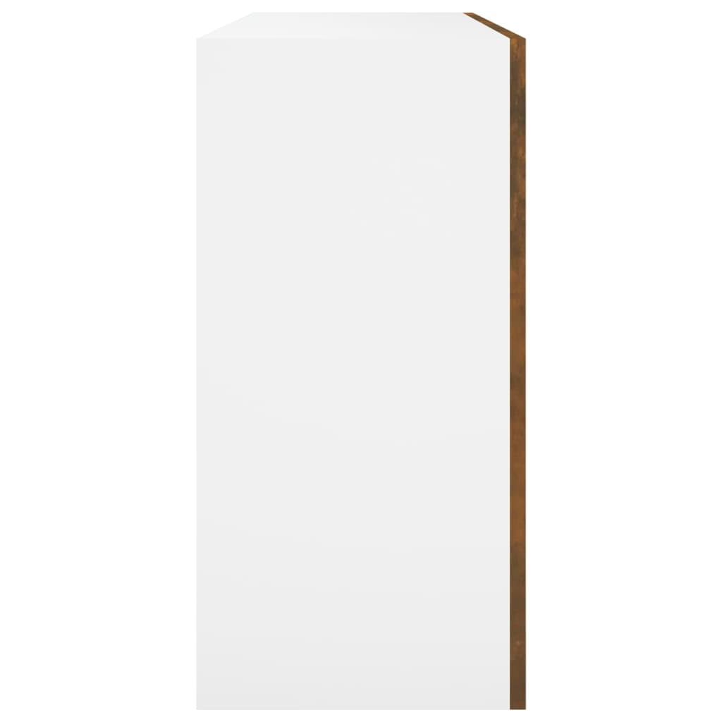 vidaXL Hanging Cabinet "Lyon" Smoked Oak 80x31x60 cm Engineered Wood
