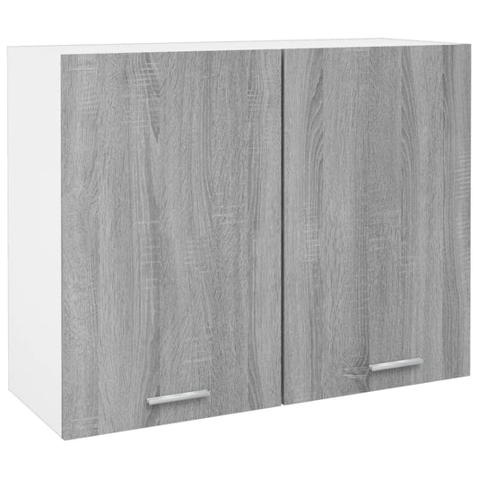vidaXL Hanging Cabinet "Lyon" Grey Sonoma 80x31x60 cm Engineered Wood