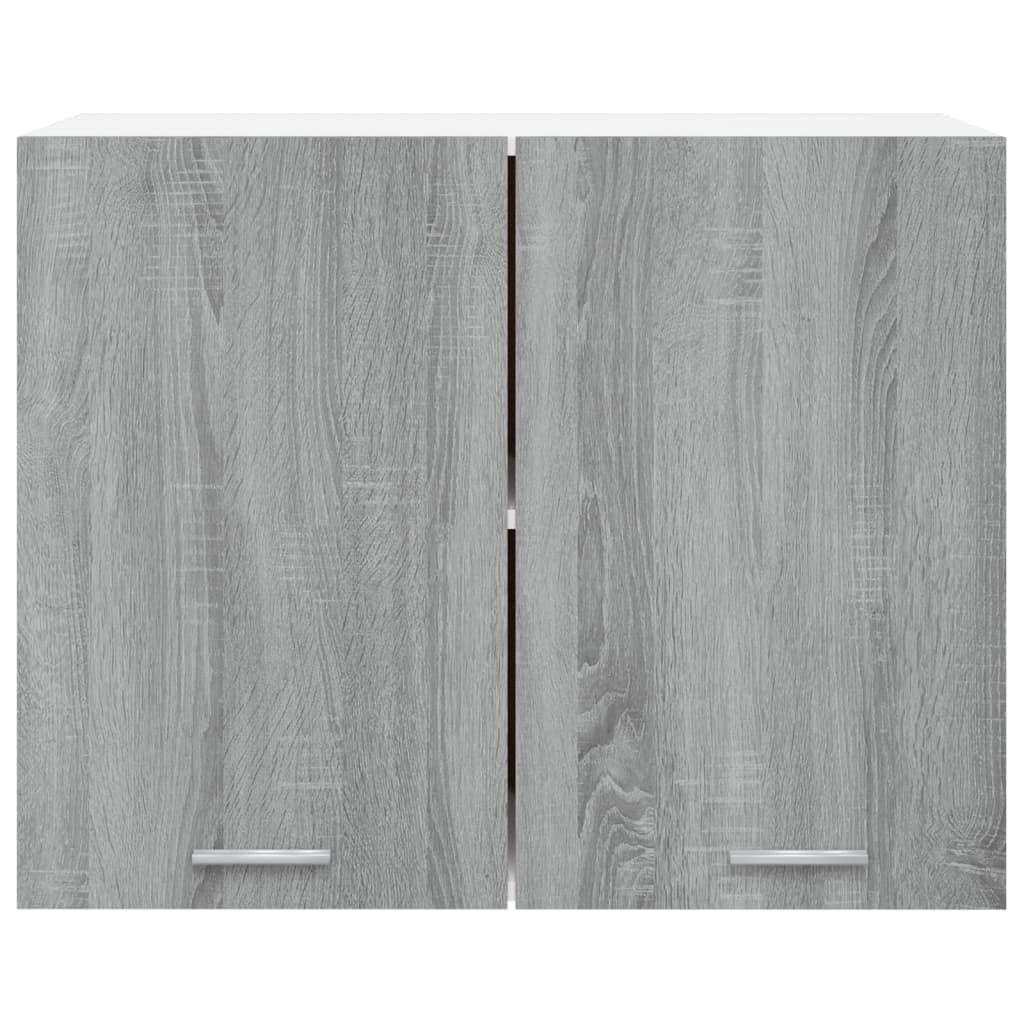 vidaXL Hanging Cabinet Lyon Grey Sonoma 80x31x60 cm Engineered Wood