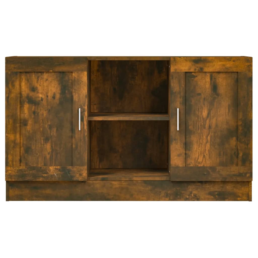 815624 vidaXL Sideboard Smoked Oak 120x30,5x70 cm Engineered Wood