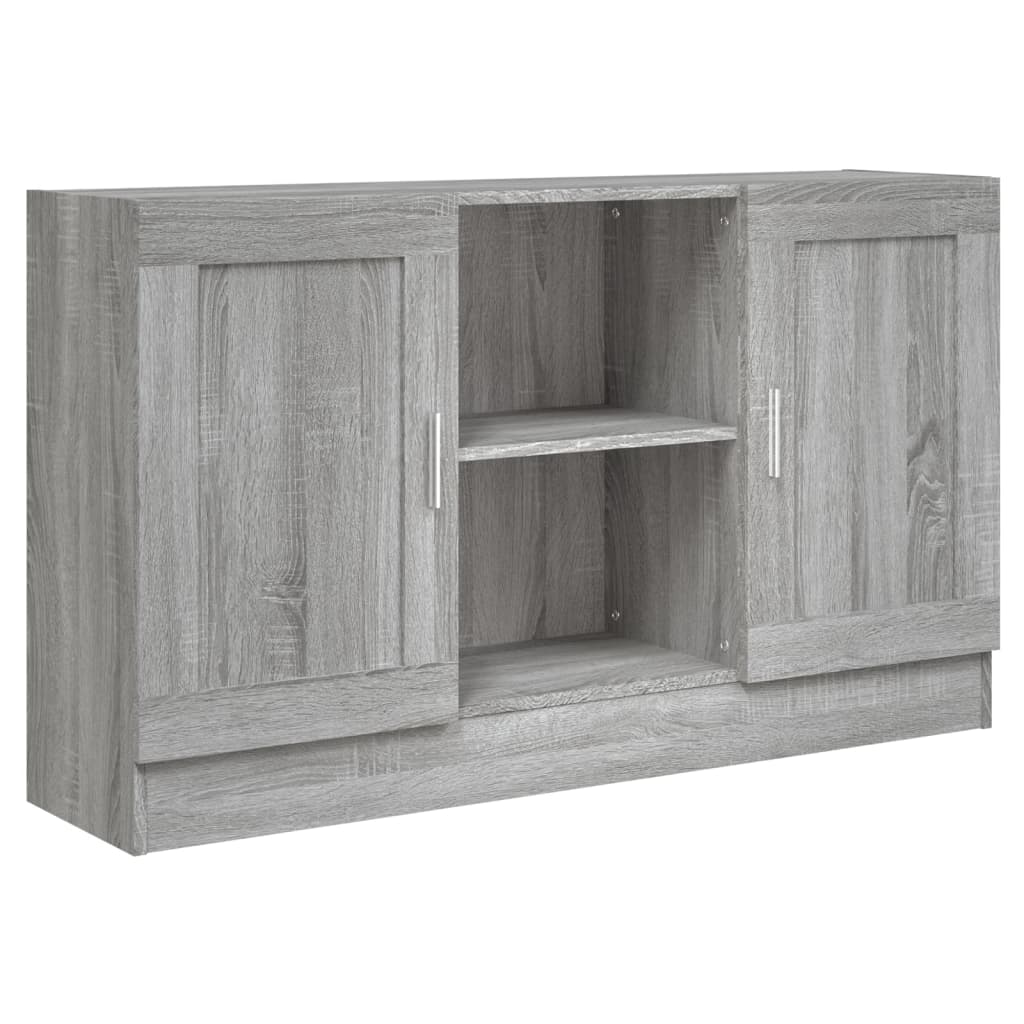 vidaXL Sideboard Grey Sonoma 120x30,5x70 cm Engineered Wood