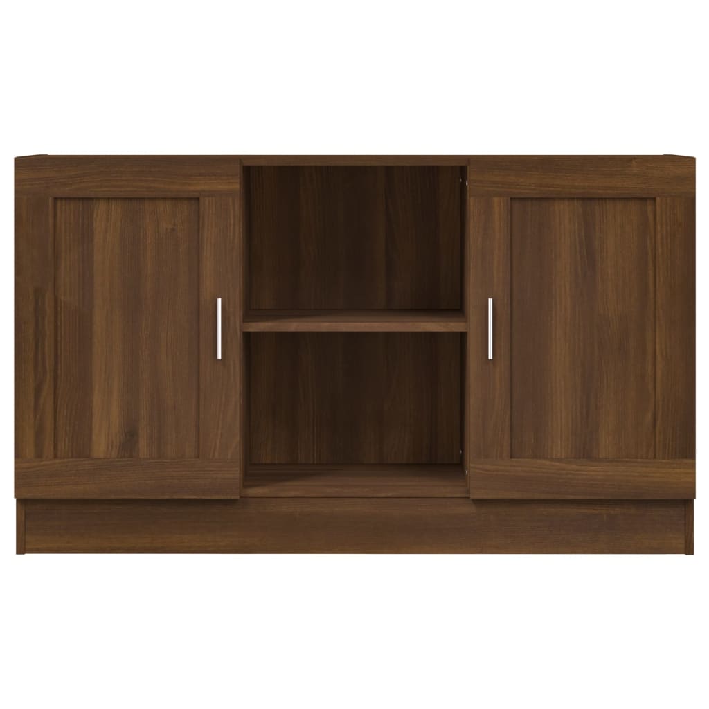 vidaXL Sideboard Brown Oak 120x30,5x70 cm Engineered Wood