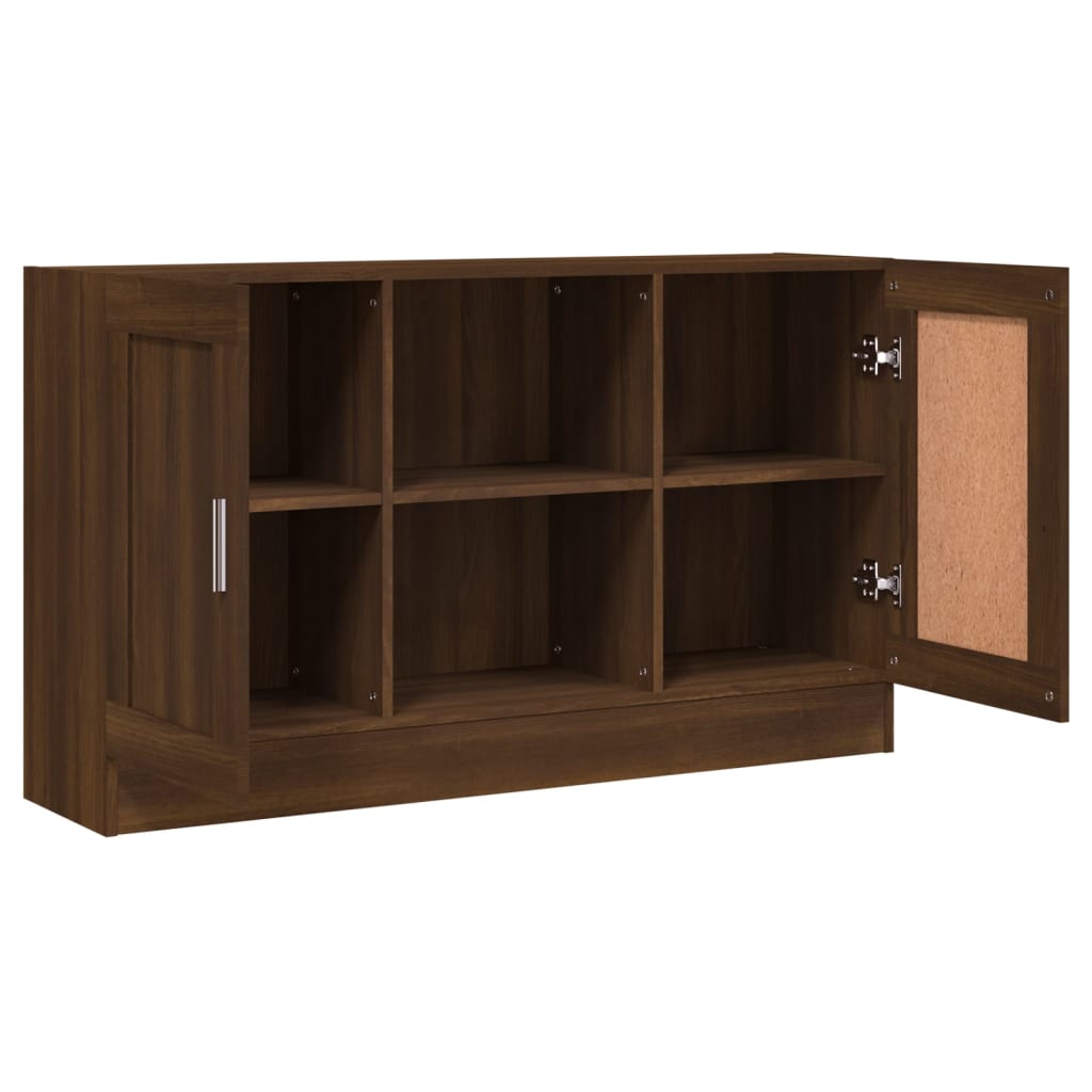 vidaXL Sideboard Brown Oak 120x30,5x70 cm Engineered Wood