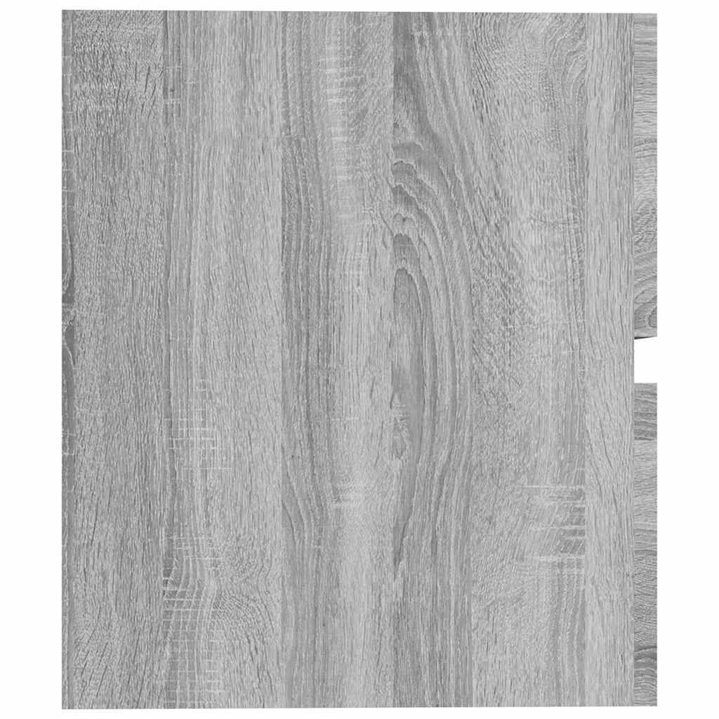 vidaXL Sink Cabinet Grey Sonoma 60x38.5x45 cm Engineered Wood