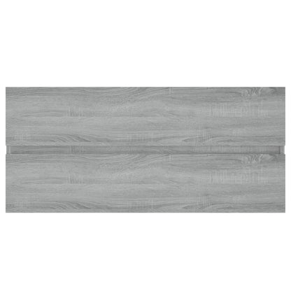 vidaXL Sink Cabinet Grey Sonoma 100x38.5x45 cm Engineered Wood