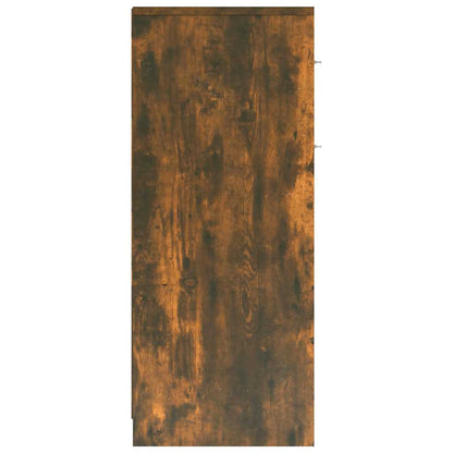 vidaXL Bathroom Cabinet Smoked Oak 60x33x80 cm Engineered Wood