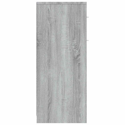 vidaXL Bathroom Cabinet Grey Sonoma 60x33x80 cm Engineered Wood