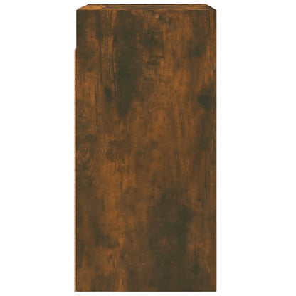 vidaXL TV Cabinet Smoked Oak 30.5x30x60 cm Engineered Wood