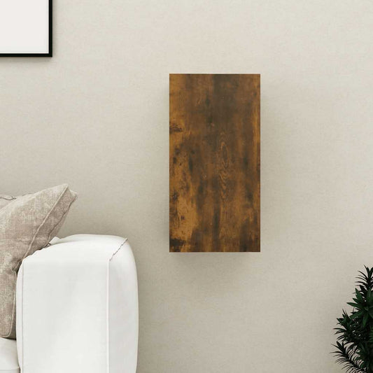 815741 vidaXL TV Cabinet Smoked Oak 30,5x30x60 cm Engineered Wood