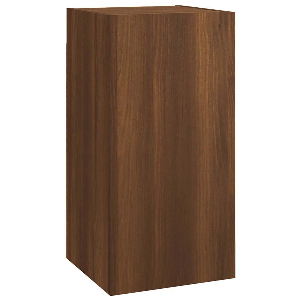 vidaXL TV Cabinet Brown Oak 30,5x30x60 cm Engineered Wood