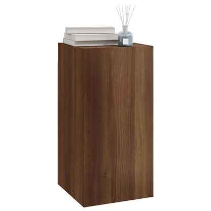 vidaXL TV Cabinet Brown Oak 30,5x30x60 cm Engineered Wood