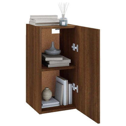 vidaXL TV Cabinet Brown Oak 30.5x30x60 cm Engineered Wood