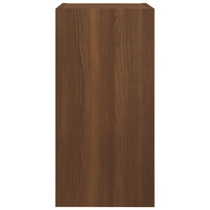 vidaXL TV Cabinet Brown Oak 30.5x30x60 cm Engineered Wood