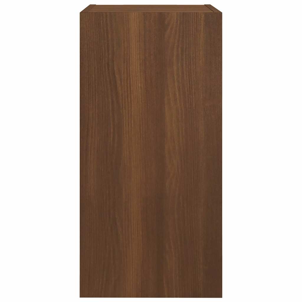 vidaXL TV Cabinet Brown Oak 30,5x30x60 cm Engineered Wood