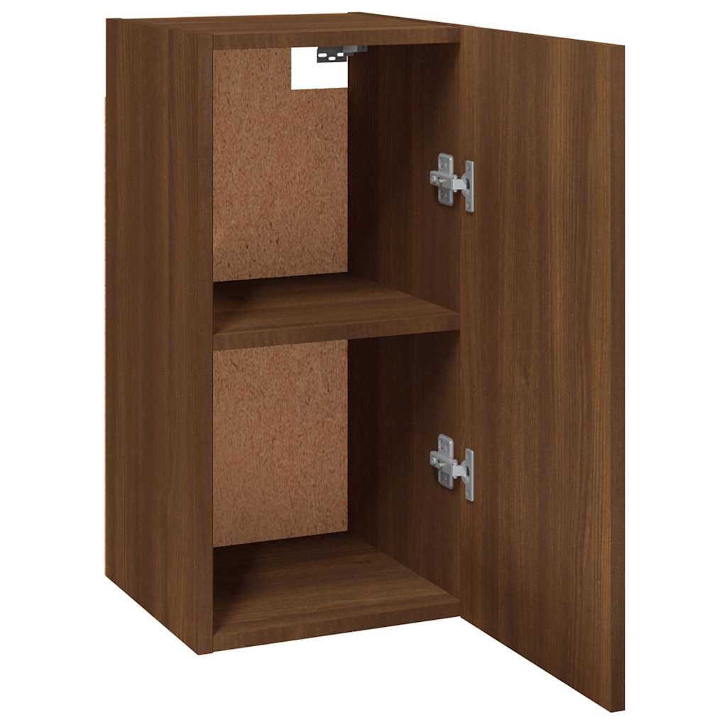 vidaXL TV Cabinet Brown Oak 30,5x30x60 cm Engineered Wood