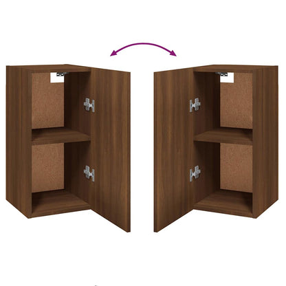 vidaXL TV Cabinet Brown Oak 30,5x30x60 cm Engineered Wood