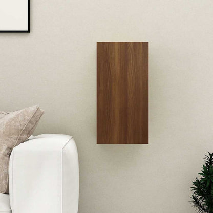 vidaXL TV Cabinet Brown Oak 30,5x30x60 cm Engineered Wood