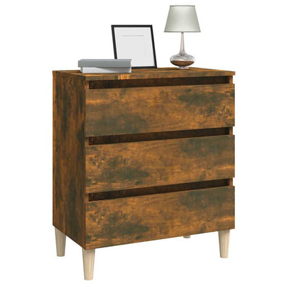 815804 vidaXL Sideboard Smoked Oak 60x35x69 cm Engineered Wood