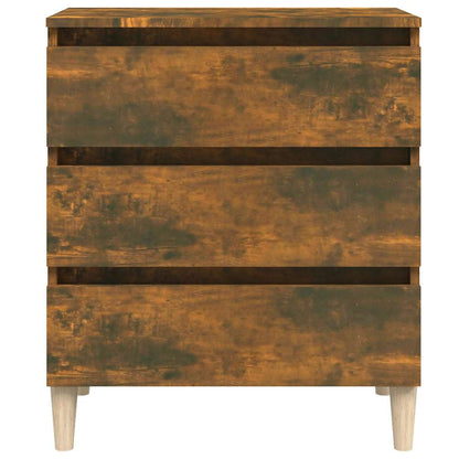 815804 vidaXL Sideboard Smoked Oak 60x35x69 cm Engineered Wood