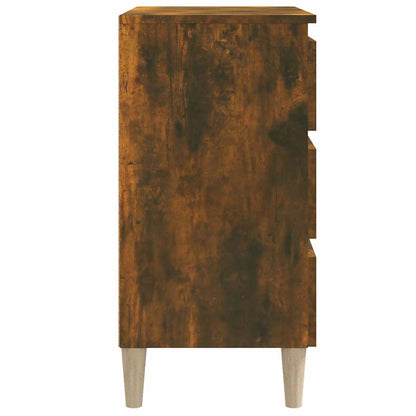 815804 vidaXL Sideboard Smoked Oak 60x35x69 cm Engineered Wood
