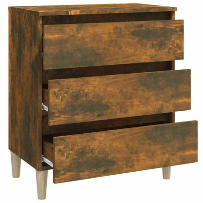 815804 vidaXL Sideboard Smoked Oak 60x35x69 cm Engineered Wood