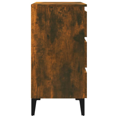 vidaXL Sideboard Smoked Oak 60x35x69 cm Engineered Wood