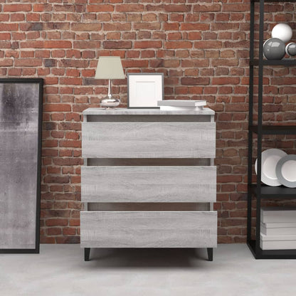 vidaXL Sideboard Grey Sonoma 60x35x69 cm Engineered Wood