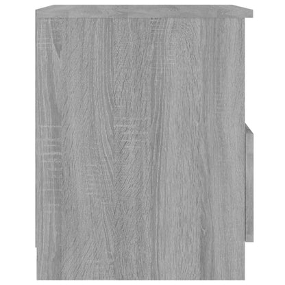 vidaXL Bedside Cabinet Grey Sonoma 40x40x50 cm Engineered Wood