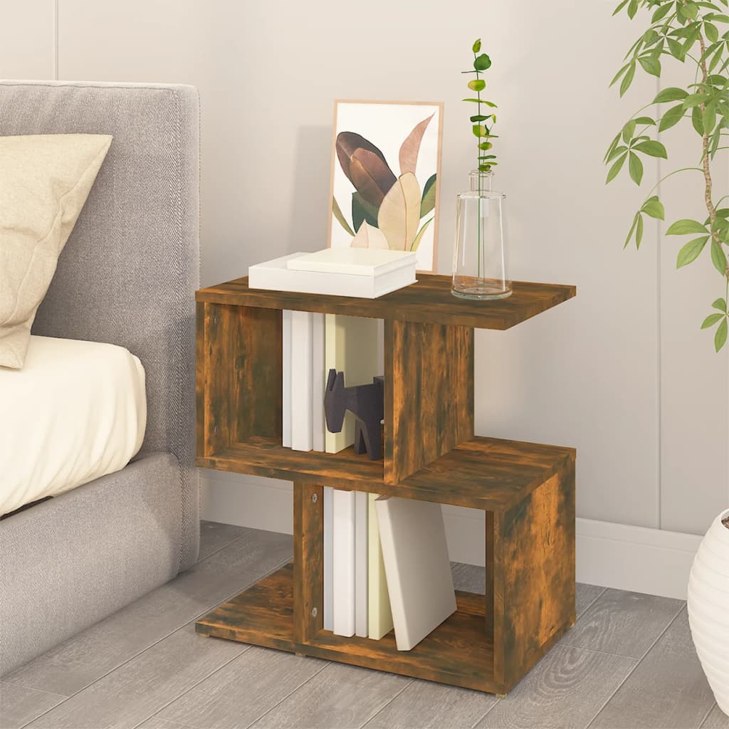 vidaXL Bedside Cabinets 2 pcs Smoked Oak 50x30x51,5 cm Engineered Wood
