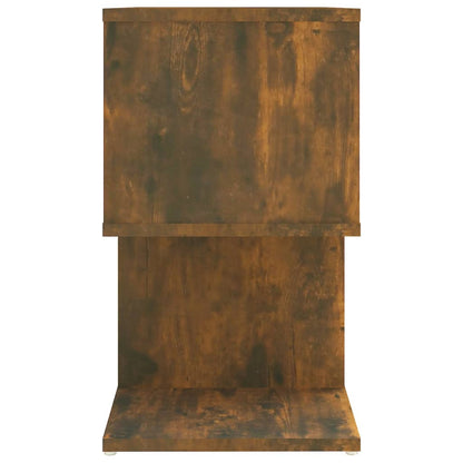 vidaXL Bedside Cabinets 2 pcs Smoked Oak 50x30x51.5 cm Engineered Wood