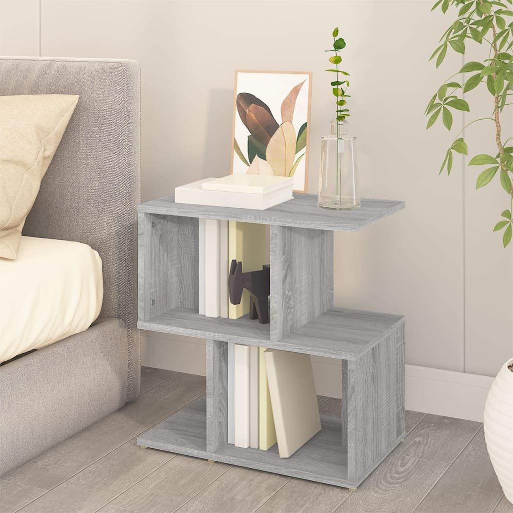 vidaXL Bedside Cabinet Grey Sonoma 50x30x51,5 cm Engineered Wood