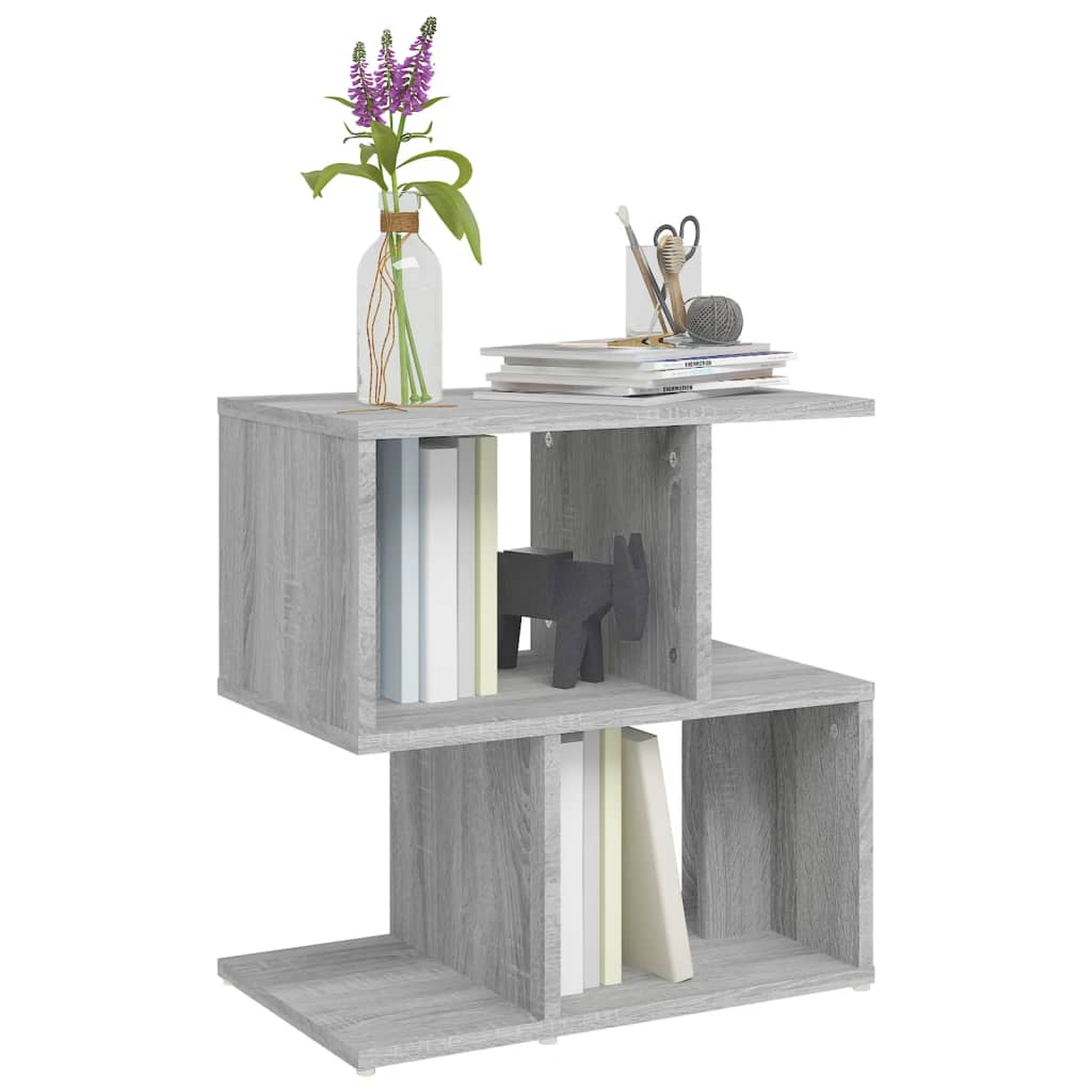 vidaXL Bedside Cabinet Grey Sonoma 50x30x51.5 cm Engineered Wood