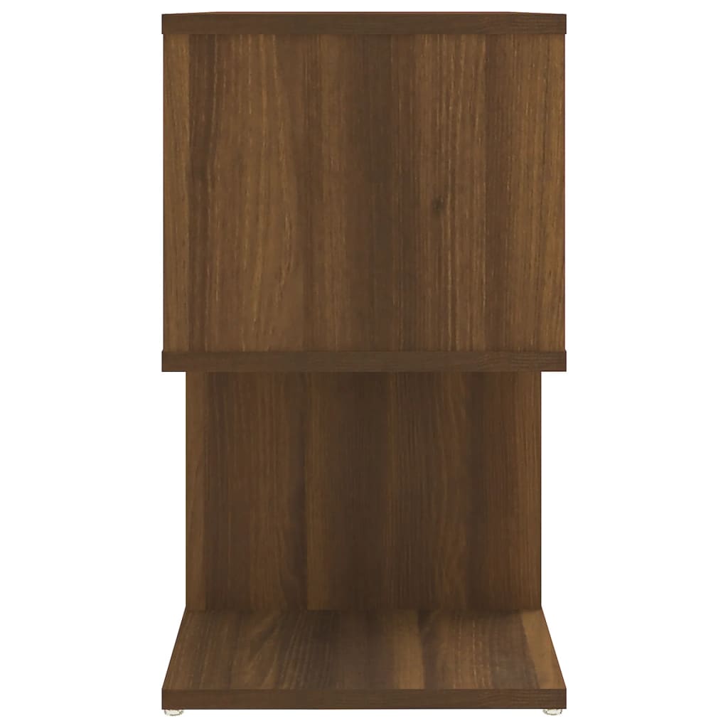 vidaXL Bedside Cabinets 2 pcs Brown Oak 50x30x51.5 cm Engineered Wood