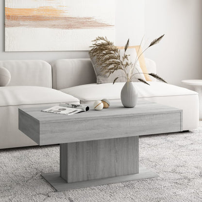vidaXL Coffee Table | Grey Sonoma | Engineered Wood | Medium | Modern