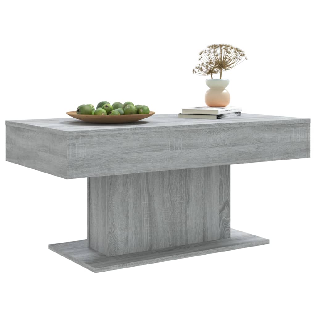 vidaXL Coffee Table | Grey Sonoma | Engineered Wood | Medium | Modern