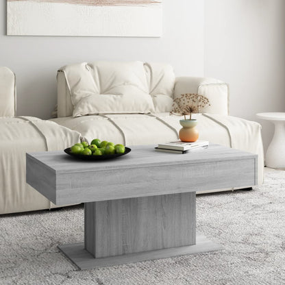 vidaXL Coffee Table | Grey Sonoma | Engineered Wood | Medium | Modern