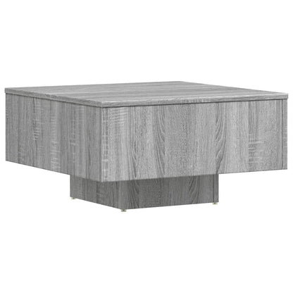 vidaXL Coffee Table Grey Sonoma 60x60x31,5 cm Engineered Wood