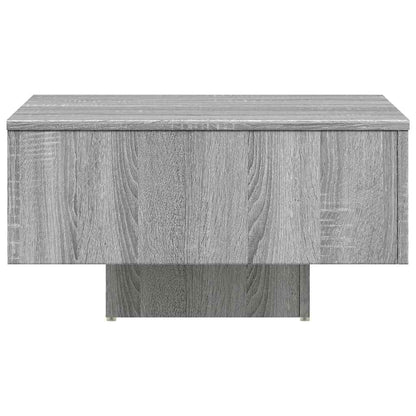 vidaXL Coffee Table Grey Sonoma 60x60x31,5 cm Engineered Wood
