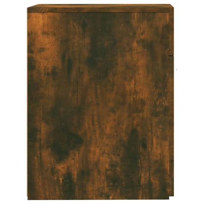 vidaXL Apothecary Cabinet Smoked Oak 20x45,5x60 cm Engineered Wood