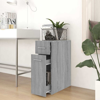 vidaXL Apothecary Cabinet Grey Sonoma 20x45,5x60 cm Engineered Wood