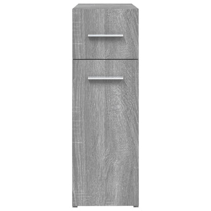 vidaXL Apothecary Cabinet Grey Sonoma 20x45.5x60 cm Engineered Wood
