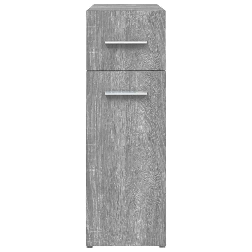 vidaXL Apothecary Cabinet Grey Sonoma 20x45,5x60 cm Engineered Wood
